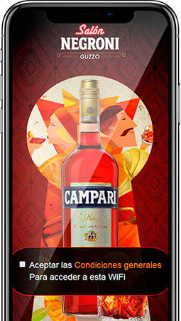Hotspot del Salón Negroni de Campari