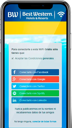 Hotspot de los Hoteles Best Western Hotels