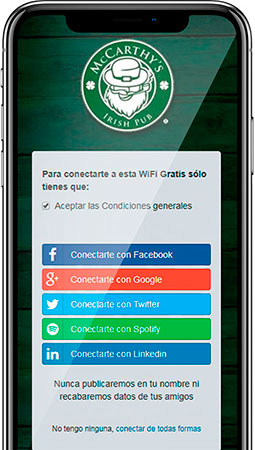 Hotspot de los Irish Pub McCarthy's