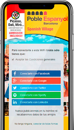 Hotspot del Poble Espanyols de Barcelona